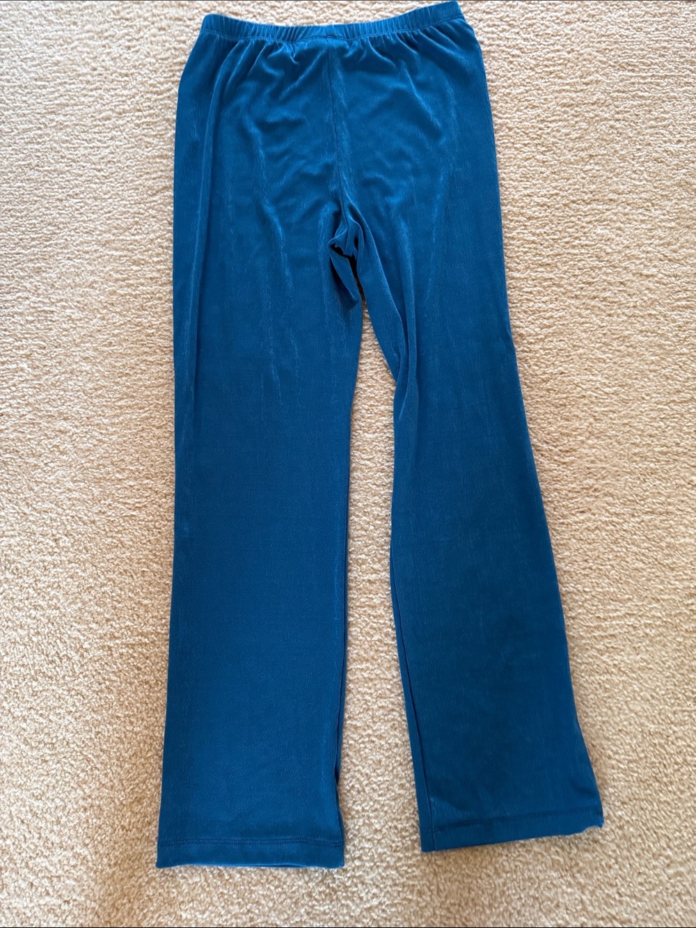 Chico's Teal Straight Leg Pants - Picture 4 of 4